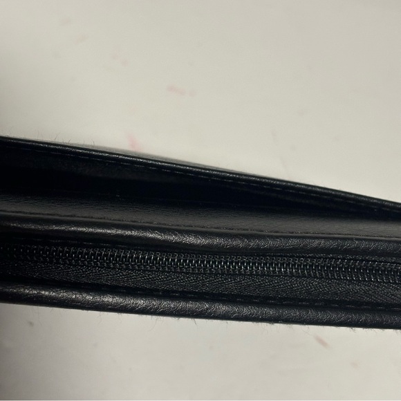 VTG LEED'S Planner Organizer Zip Around Blk. Calculator pen holder outter pocket - Picture 6 of 9